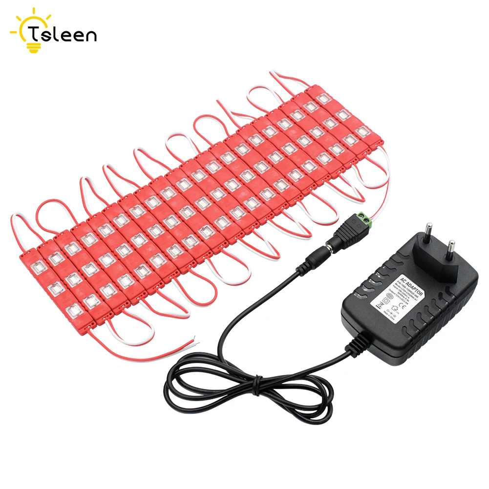Супер яркий 12В 43W SMD 5730 светодиодный модуль освещения с US/EU/UK/AU Питание + коннектор