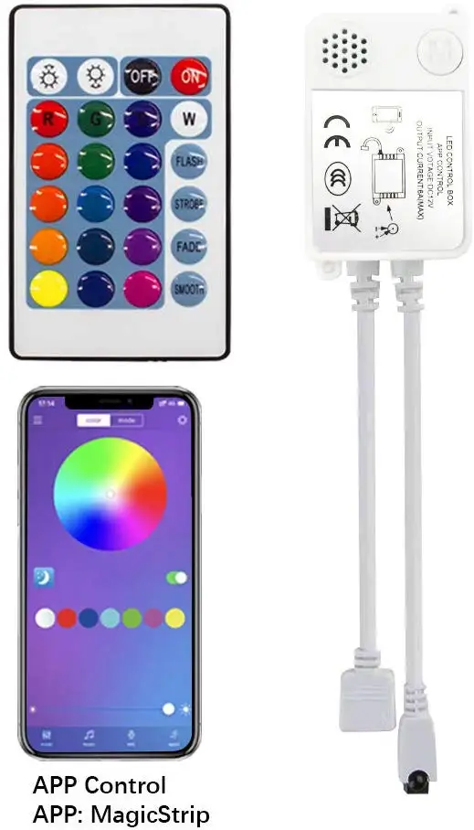 Lampu Led Rgb Strip Remote Controller App Kontrol Lampu Led Remote Untuk Aneh Ekor Minesweeper Daybetter Lampu Led Strip Controlers Rgb Aliexpress