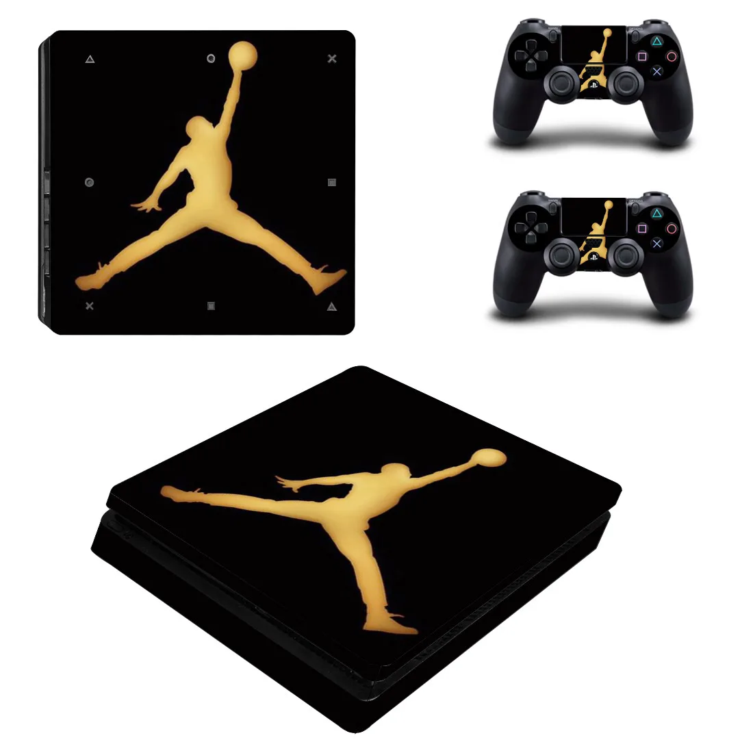 PS4 тонкие наклейки PS 4 Play station 4 тонкие виниловые наклейки на кожу Jordan Pegatinas для playstation 4 Slim консоль и контроллер