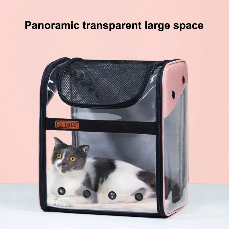 Pet Carrier for Cats Dogs Folding Cage Collapsible Crate Handbag Plastic Carrying Bags Pets Supplies Sac De Transport Pour Chien