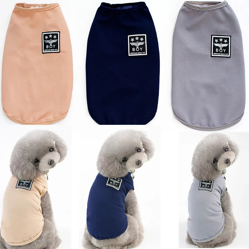 New Style Pet Clothes Dog Vest Pure Cotton Eagle Vest