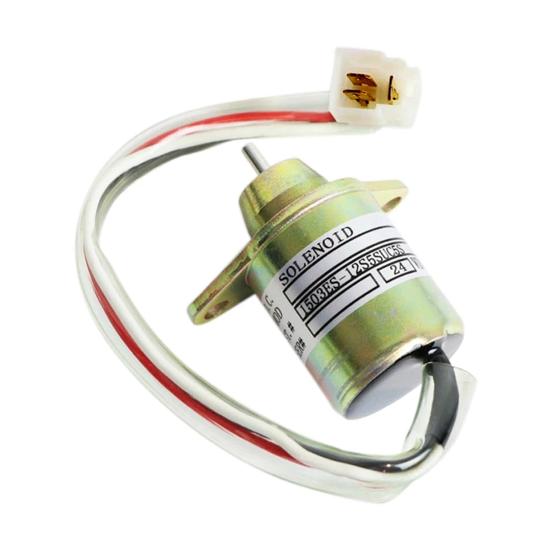 

For Excavator engine parts flameout solenoid valve switch excavator parts