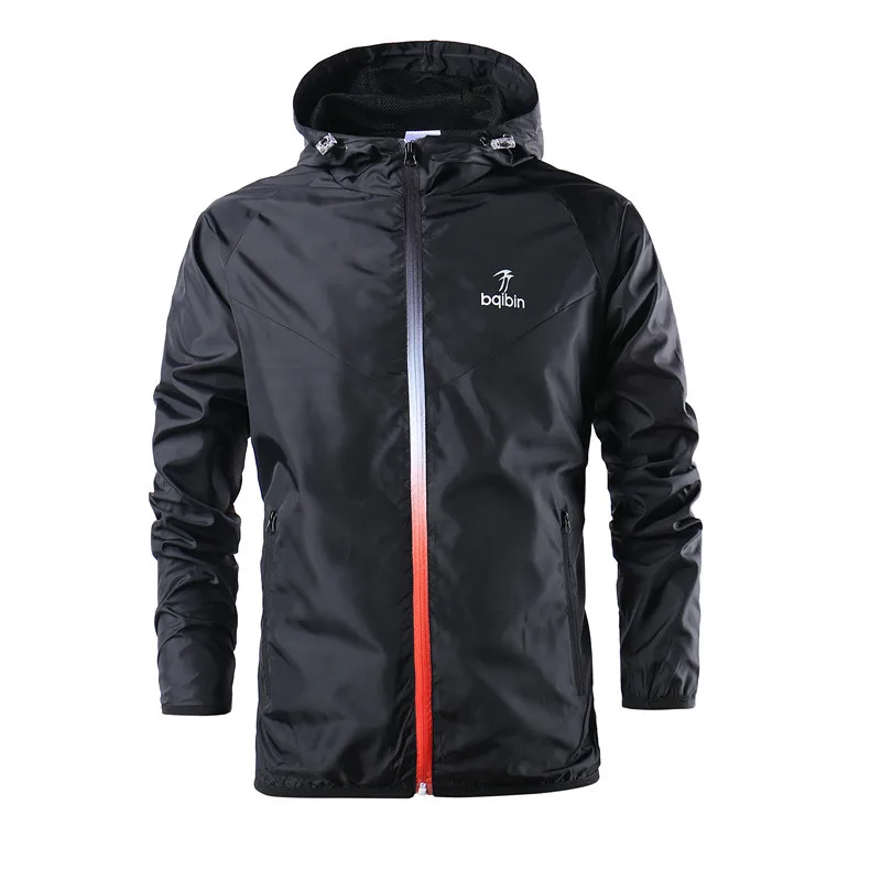 

2019 Spring Sports Jacket Men's Hooded Jacket Youth Windbreaker Running Training Suit And Jacket Dropshipping