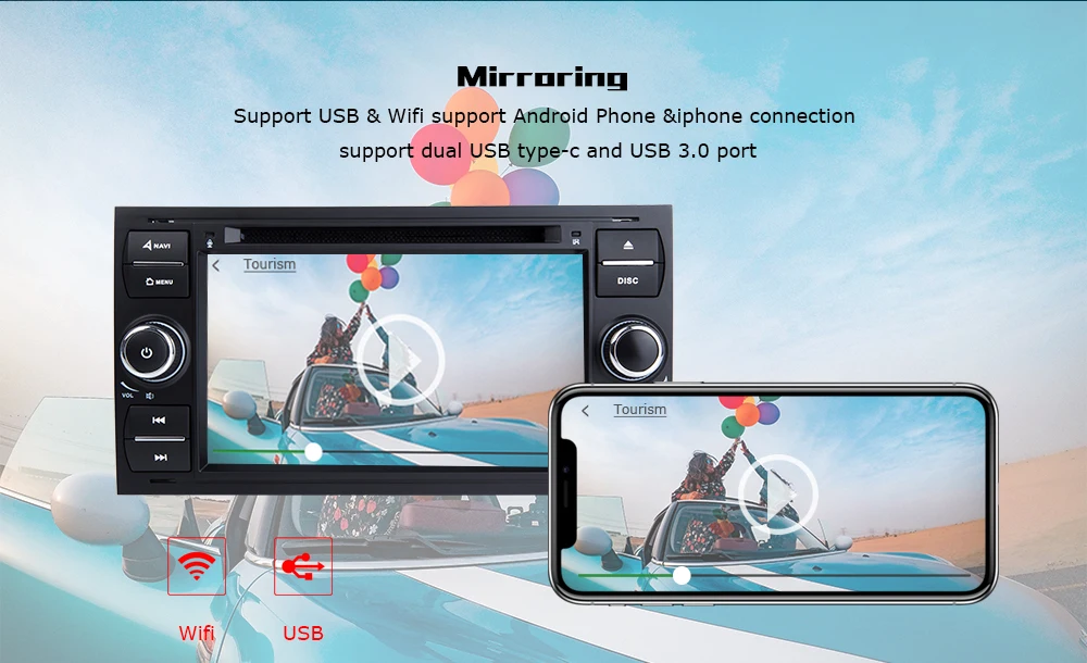 8 ядерный 4 г ram ips DSP Android 9 автомобильный Радио мультимедиа для Ford Focus 2 3 mk2 Mondeo 4 Kuga Fiesta Transit подключения S-MAX C-MAX
