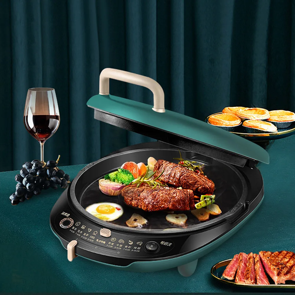 Household Steak Baking Pan Electric Pancake Making Machine Double Side Heating Pancake Crepe Tortilla Maker
