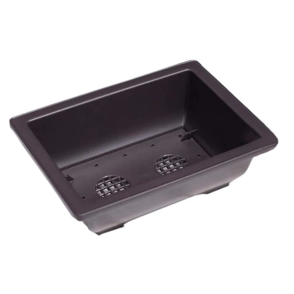 

Bonsai Training Pot Basin Flower Pot Bowl Nursery Plastic Square Rectangle Container For Plant Succulent Bonsai Flower Plant Pot
