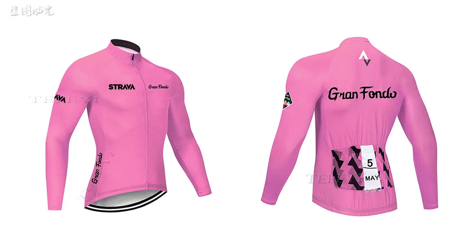 STRAVA navy blue Pro Team с длинным рукавом Майки для велоспорта Ropa Ciclismo Maillot велоодежда MTB Одежда для езды на велосипеде