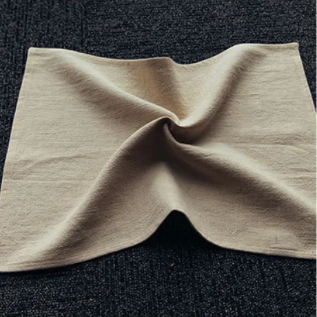 Beige 40*29 см, однотонный коврик в японском стиле, салфетка из хлопка и льна, десертные столовые салфетки, чайные полотенца, кухонные салфетки для посуды, салфетки - Цвет: Beige