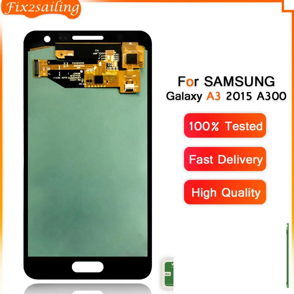 ЖК-дисплей с дигитайзером сенсорного экрана для SAMSUNG Galaxy A3 2015 хорошо