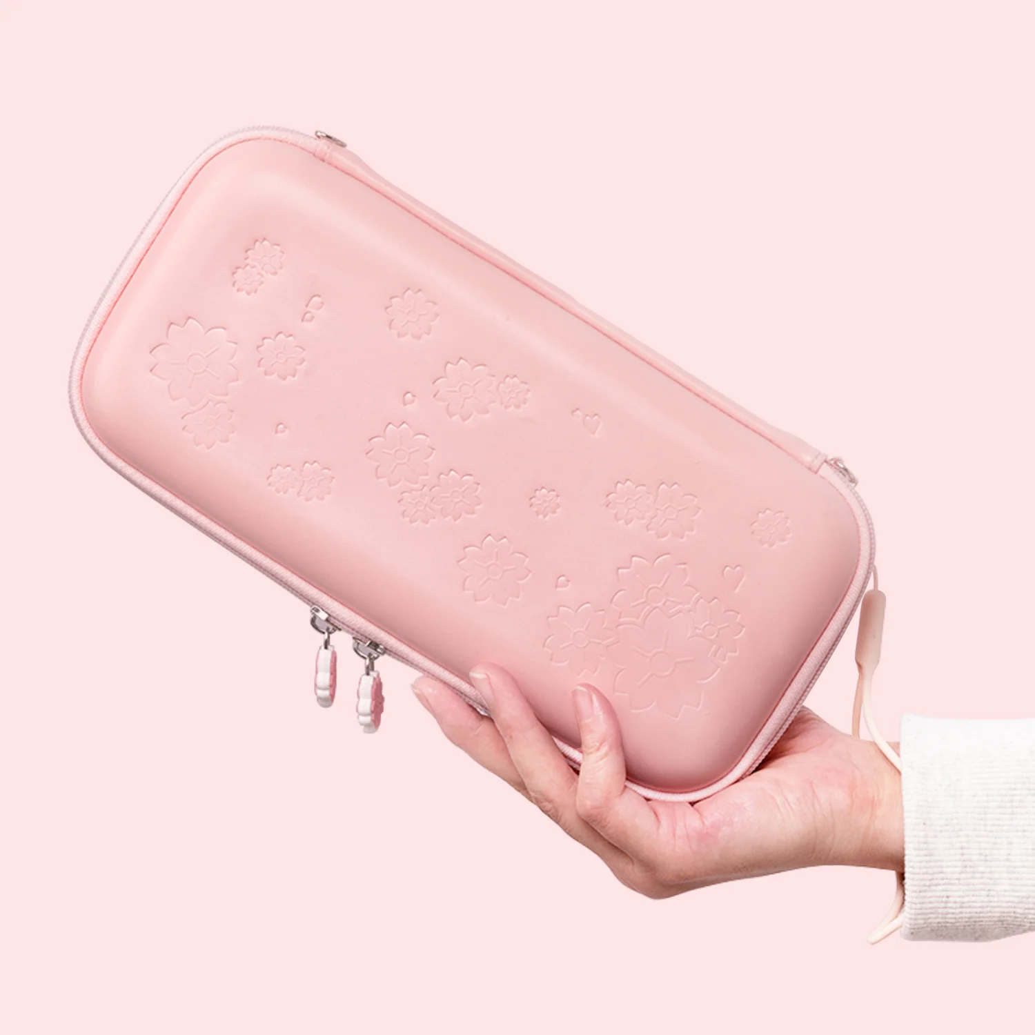 Милый розовый чехол для хранения Sakura nintendo Switch / lite портативная дорожная сумка