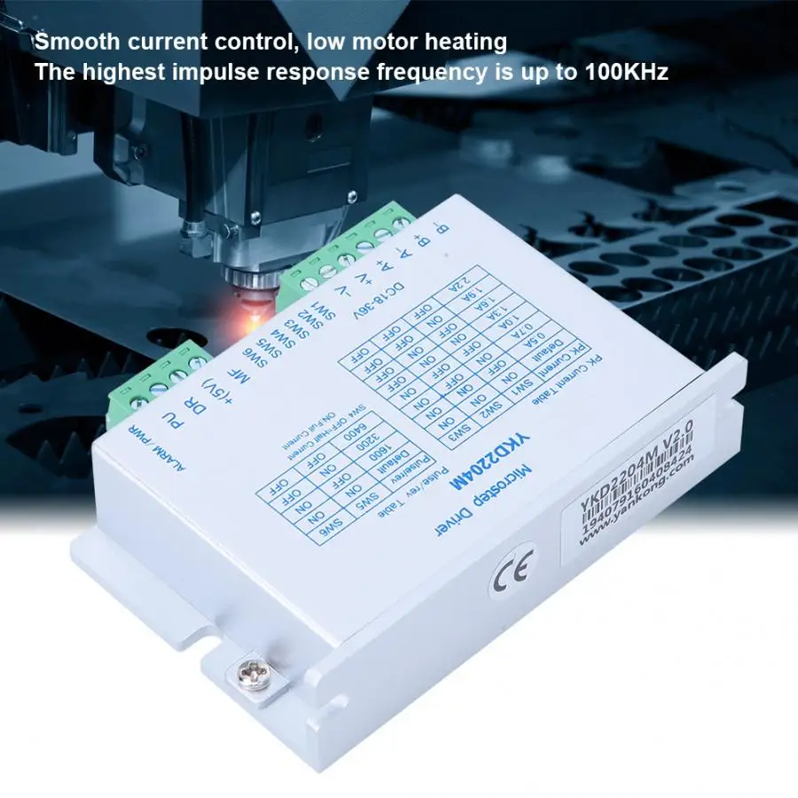 Шаговый двигатель DC18-36V 32-битная цифровая обработка сигналов приводной двигатель для гравировального станка