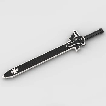 

New MOC Kirito Elucidator SWORD ART ONLINE Model Building Blocks Kit Military Weapon Toy For Kids Child Boys Gift