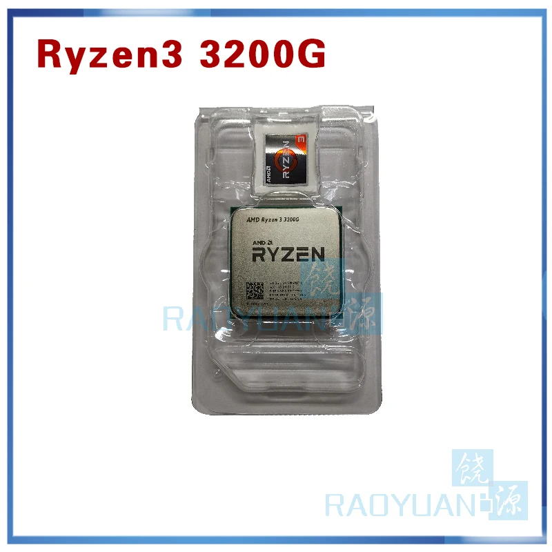 Процессор AMD Ryzen 3 3200G R3 3200G 3,6 GHz Quad-Core Quad-Thread 65W cpu Процессор L3 = 4M YD3400C5M 4M FH Socket AM4 с охлаждающим вентилятором