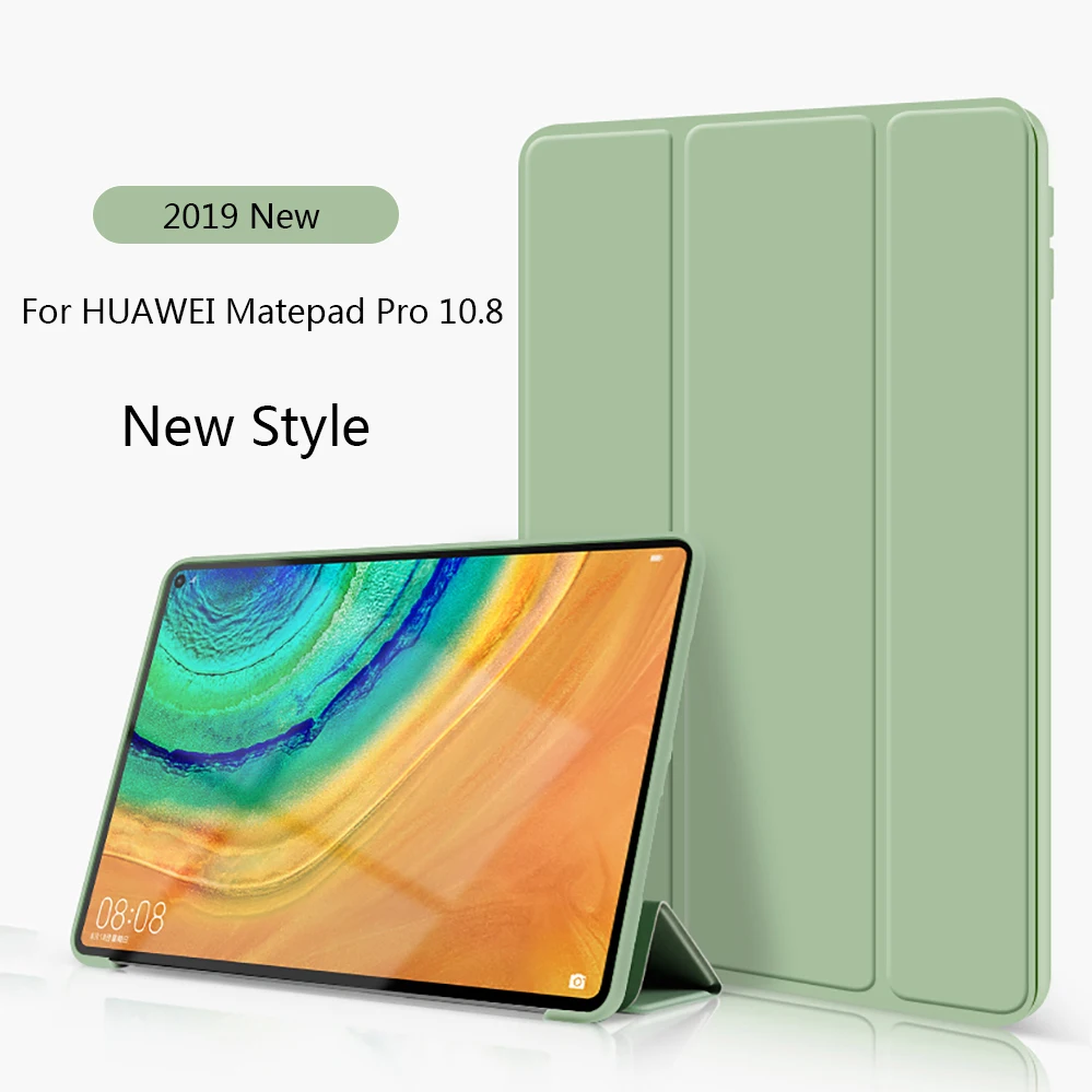 

Tablet Case For Huawei MatePad Pro 10.8 2019 Leather Slim Folding Stand Holder Cover For MatePad Pro10.8 MRX-W09 W19 AL09 AL19