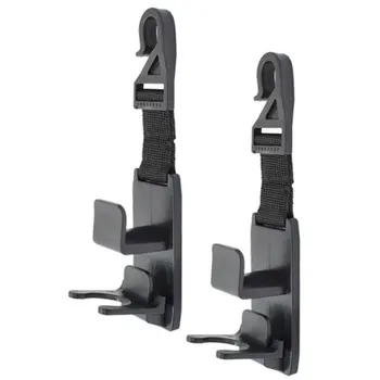 

2pcs/set Durable Storage Space Saving Bottle Holder Back Easy Install Bags Hanger Magic Car Seat Vehicle Headrest Hook Organizer