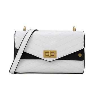 

Fashion small square bag lock bag women's new small bag in spring and summer 2020 willow nail single shoulder crossbody bag