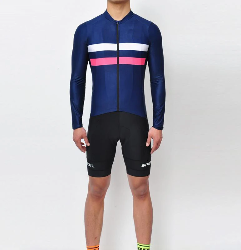 long sleeves DIIKE Pro Team Лето короткий рукав Велоспорт Джерси для мужчин Быстросохнущий велосипед MTB велосипед Топы Одежда силиконовая Нескользящая - Цвет: long sleeves