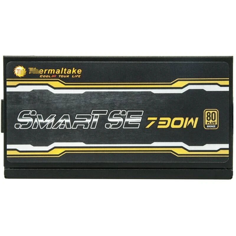 Блок питания для Thermaltake(Tt) половинный модуль 80plus Bronze ATX 12V игровой бесшумный блок питания 730W блок питания Smart SE 730W