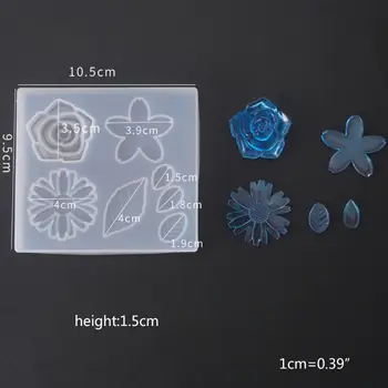 

Bread or Flowers rystal Epoxy Resin DIY Handmade Mold new