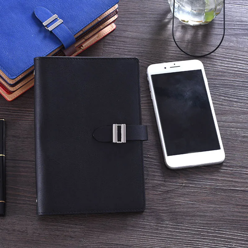 

Waterproof Erasable Student Notebook Soft Belt Buckle Simple Repeat Writing Notebook OD889