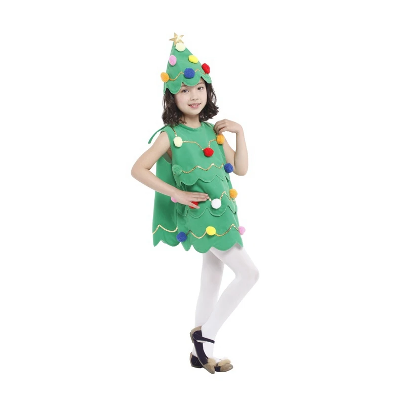 Kopen Umorden Party Kerstmis Halloween Kostuums Kind Kids Xmas Kerstboom Kostuum Cosplay Jurk Voor Meisjes Fancy Dress Outfit