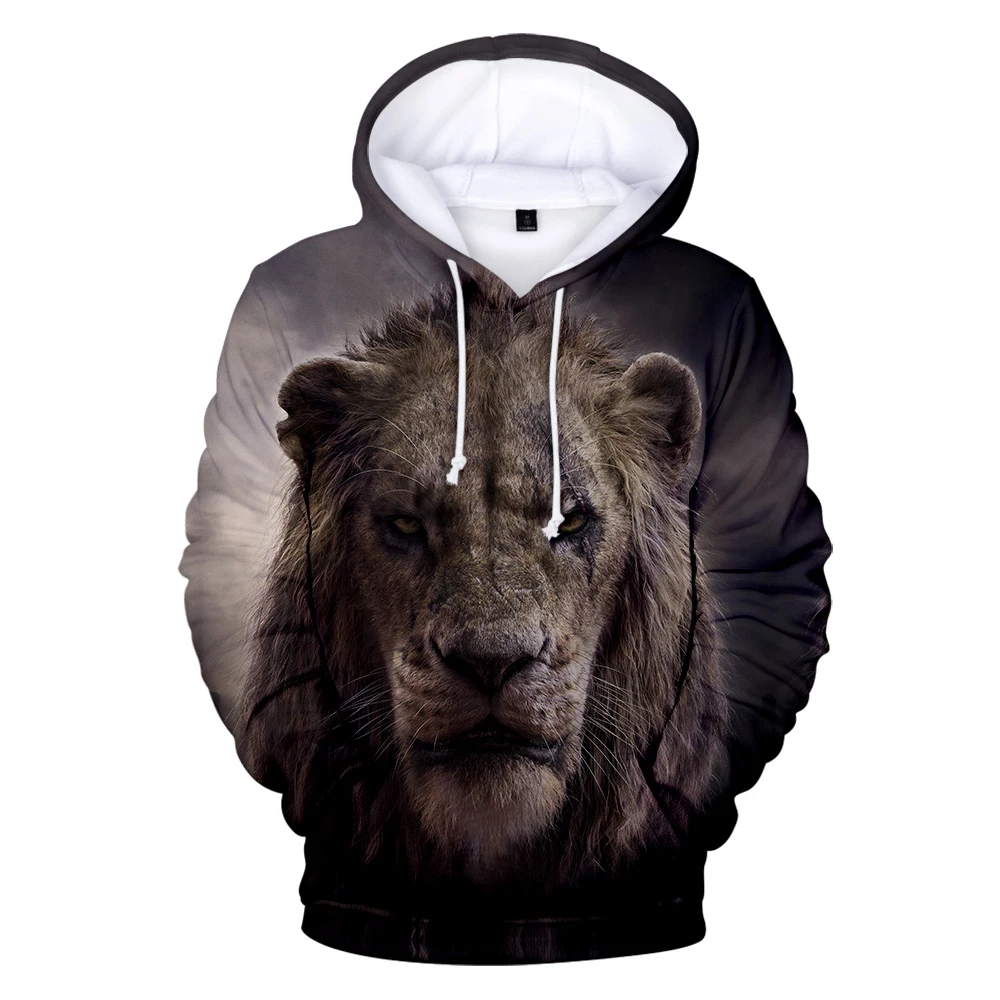 lion 3d hoodie