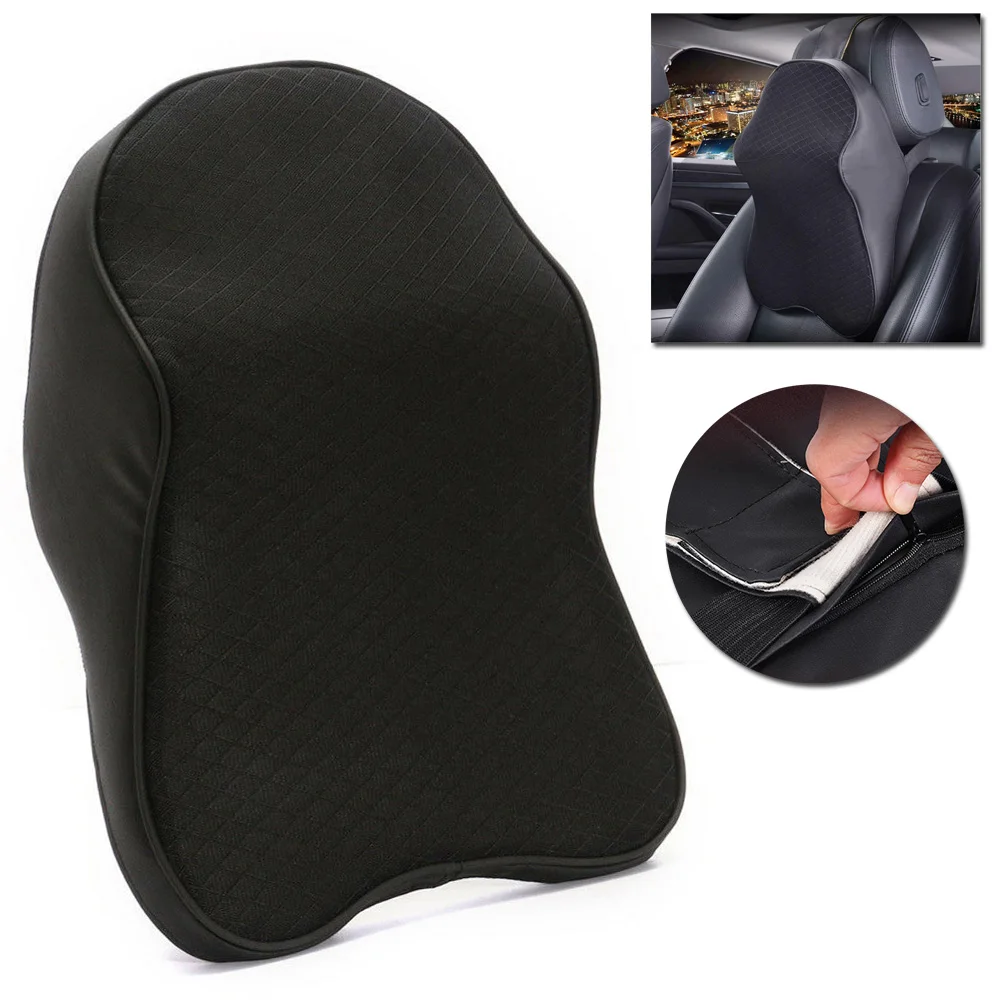 

Pad Car neck pillow Support Cushion Rest Memory foam Travel Accessory Vehicle