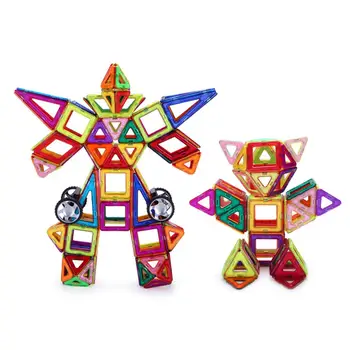 

217/sets Magnetic Tablets Building Blocks With Magnetic Suits For Children's Toys Ever-changing Magnetic Films Puzzle Magnetic