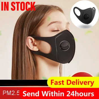 

1/6pc Reusable Dustproof Mask Unisex Pm2.5 Haze Pollution Respirator Mouth Cover Mascarilla Deportiva Py6