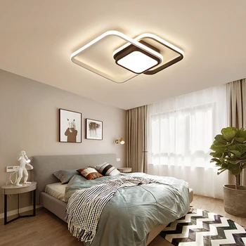 

Modern Rectangular Combination Aluminum Ceiling Led Lights Smart Lighting with Remote Control Flush Mount Room Lighting