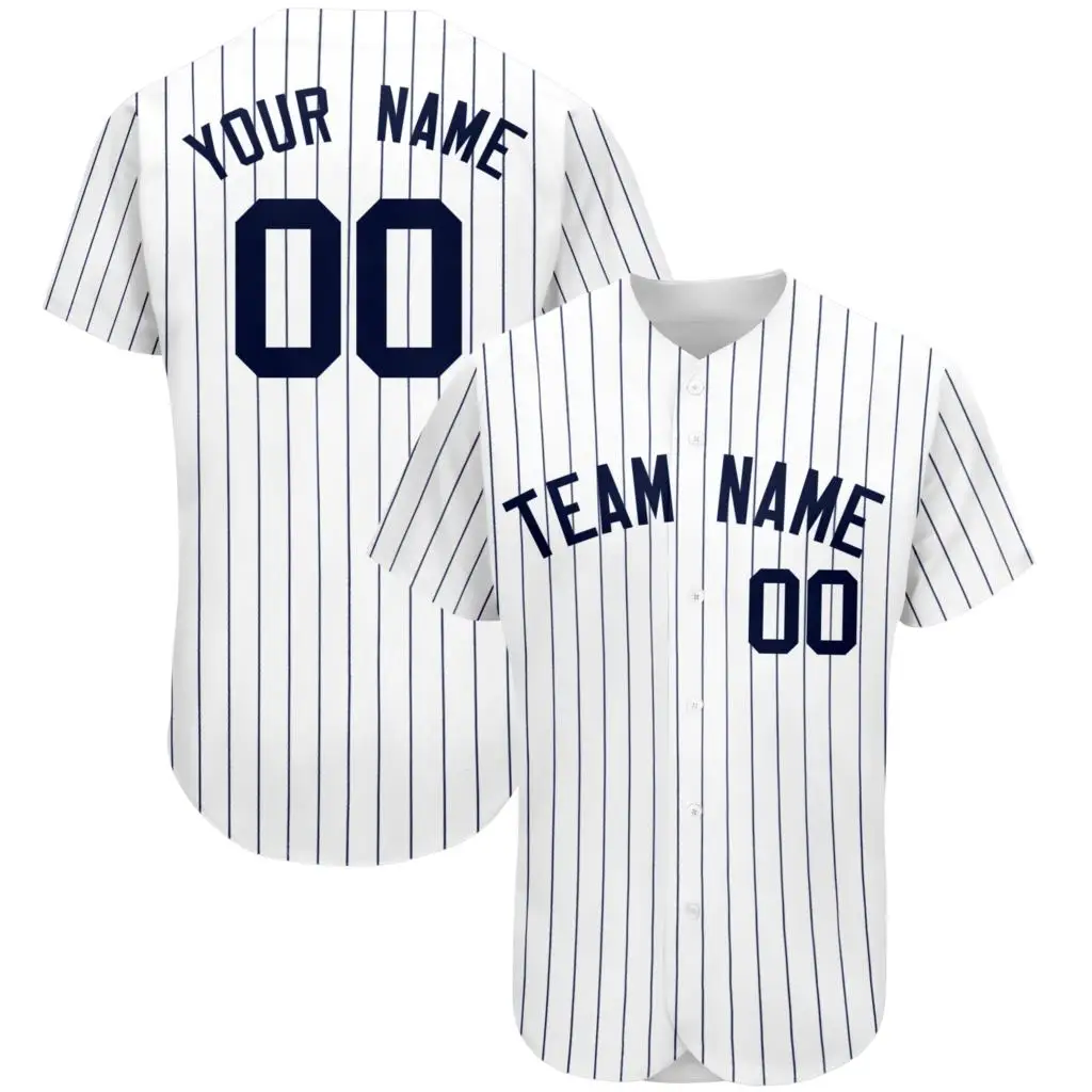 Top Quality Custom Baseball Jersey Print Your Name/Number Player's Mesh Breathable Quick-dry Streetwear for Boy/Women/Youth