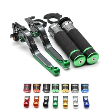 

For KAWASAKI Z1000 /R Z1000SX NINJA1000 Z900RS Motorcycle Accessorie Folding Brake Clutch Levers & Throttle Handlebar Hand Grips