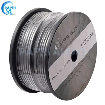 

PAPRI MPS SGP-116 DIY Speaker Cable 99.99997% OFC+Silver Plated Audio Wire For HIFI CD Player Amplifier Cables