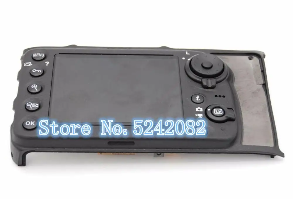 Original Back Rear cover case shell Assy Unit with LCD,Button,Flex cable FPC For Nikon D810 Camera Repairment