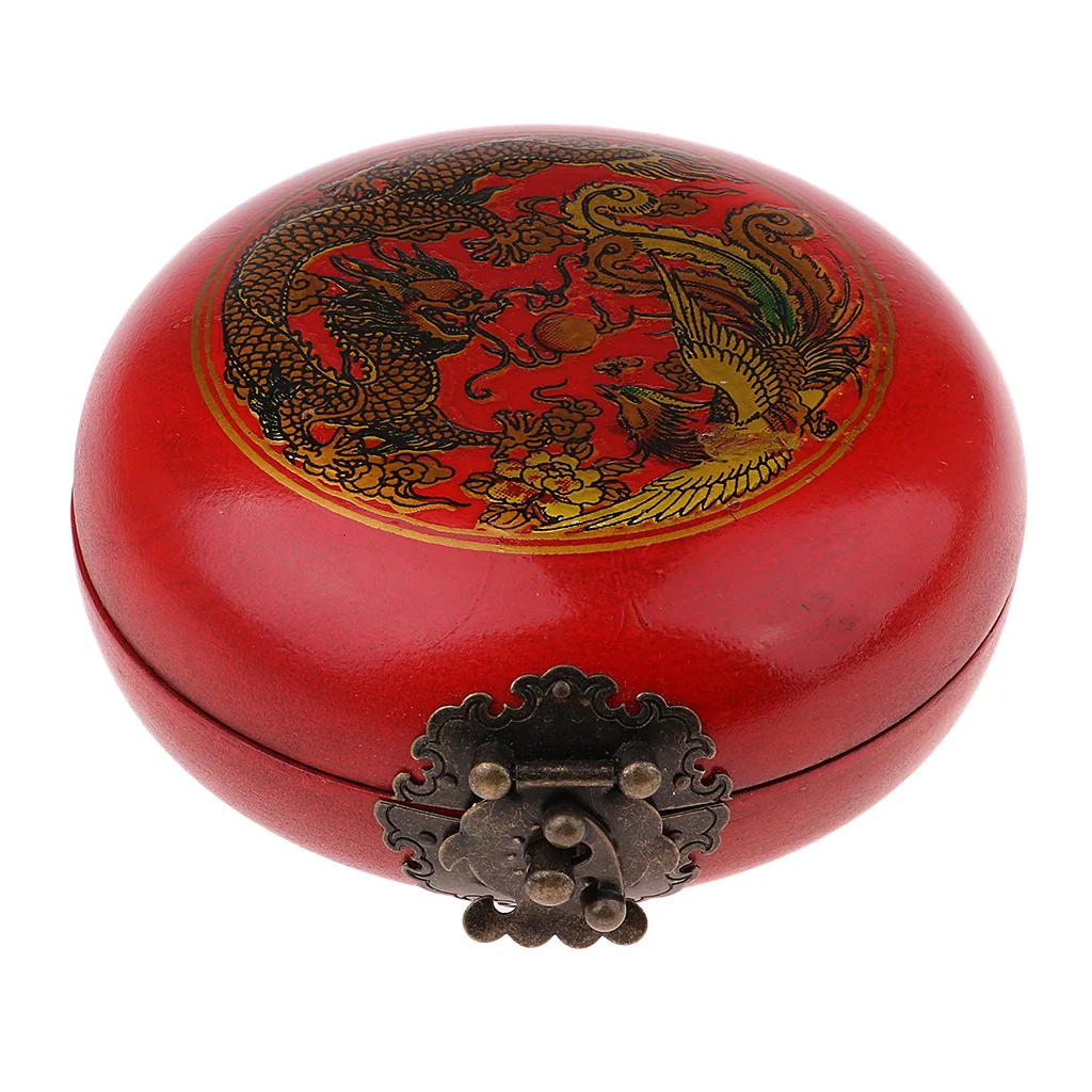 

Vintage Bakelite Feng Shui Luo Pan Ancient Geomantic Compass w/ Wooden Case