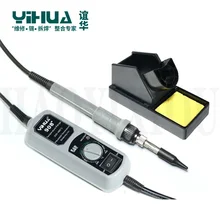 YIHUA 908+ Обновление 908D светодиодный цифровой Паяльник Мини Портативный Регулируемый Электрический паяльник набор инструментов для сварки