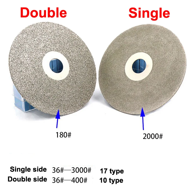1pcs 4" 100mm 363000 Diamond Coated Grinding Disc Single Double Side