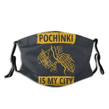 

PUBG Pochinki Is My City Non-Disposable Mouth Face Mask Anti Haze Dustproof Mask Protection Cover Respirator Mouth Muffle