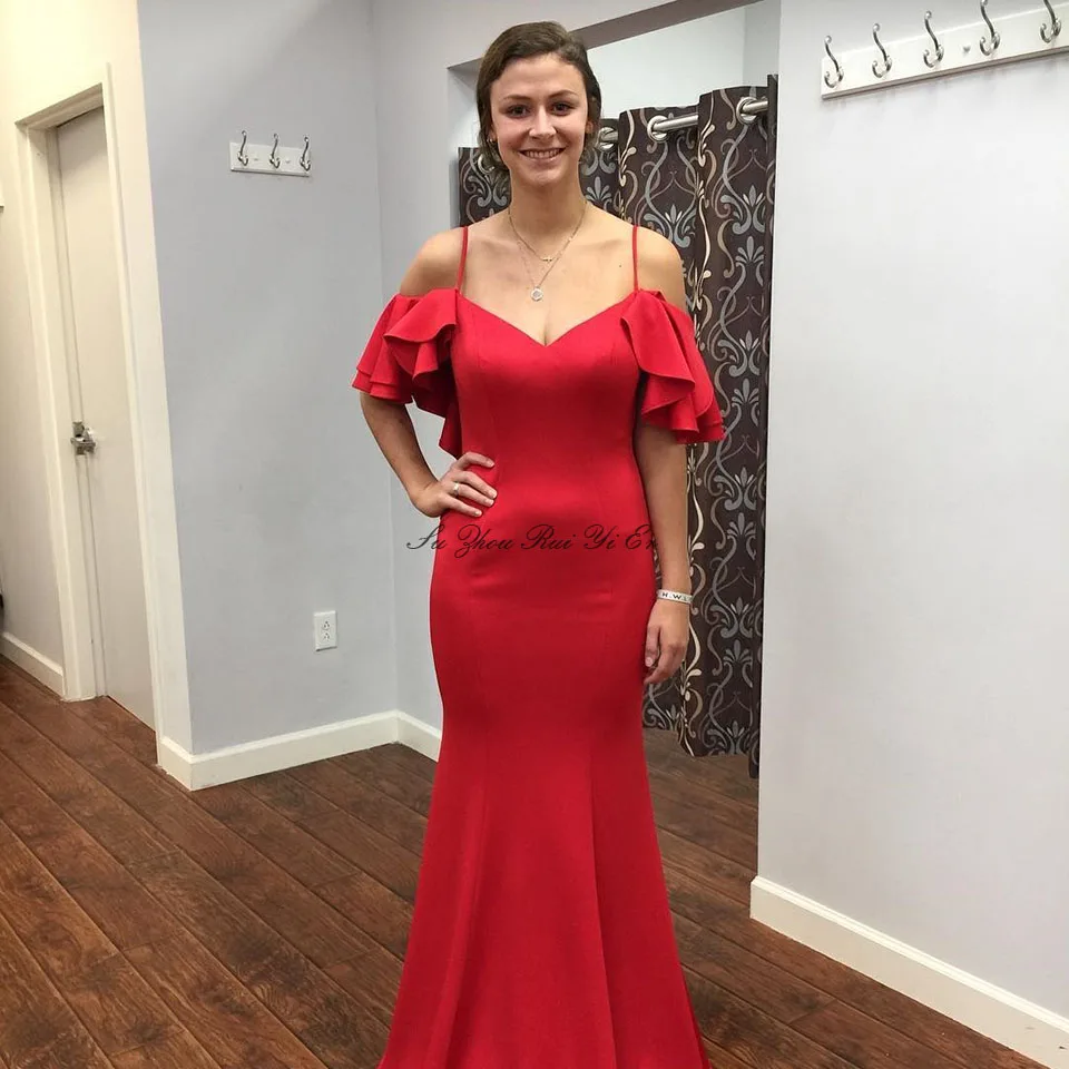 cold shoulder evening dresses