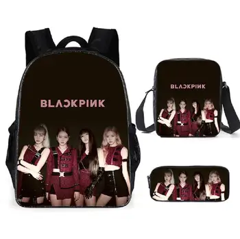 

POP Blackpink School Bags for Girls Famous Star Children Backpack Teenager Kids Bags Schoolbag Mochila Custom Escolar