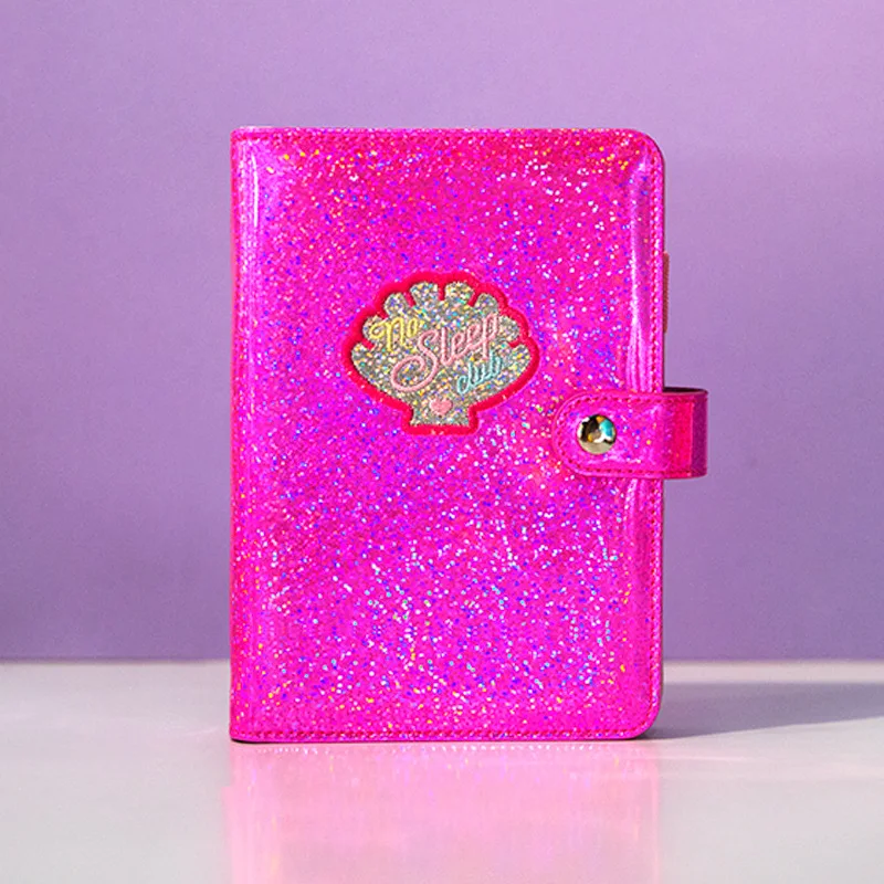 

A6 Spiral Laser Diary 19*13.5cm DIY Colorful Planner Gift Colorful 80 Sheets Free Shipping