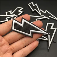10 Pcs/Lot DIY Lightning Embroidered Patches | Iron-On Badges for Clothing, Fabric, Sewing Stickers, Appliques - Image 3
