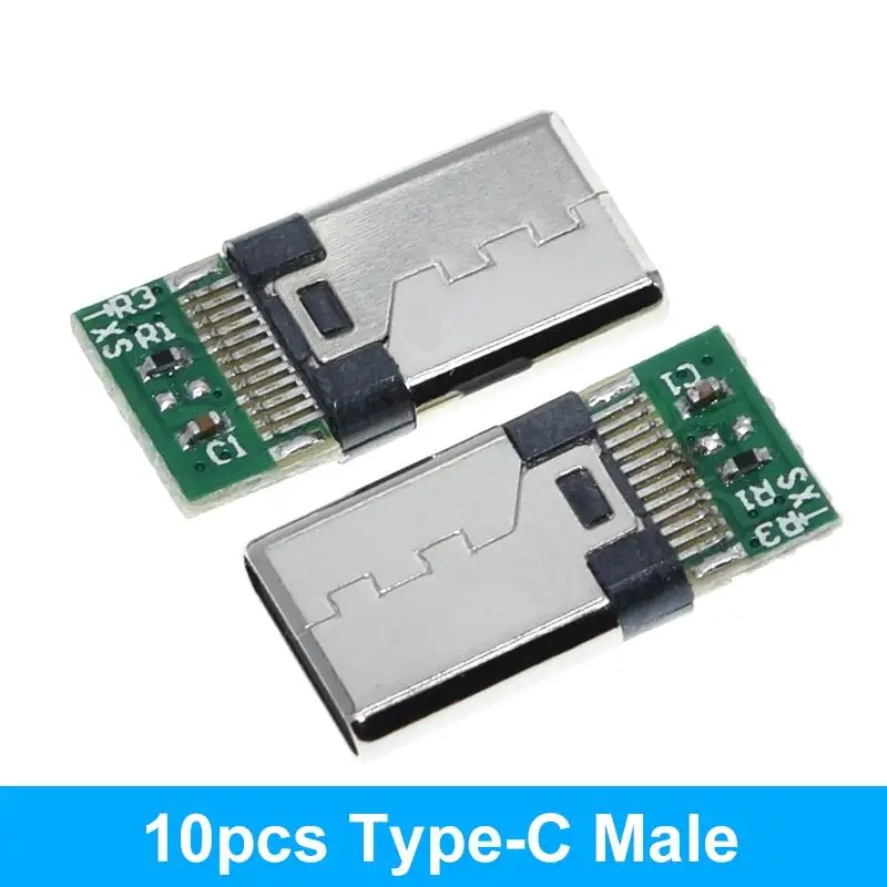 10pcs Type-C Male
