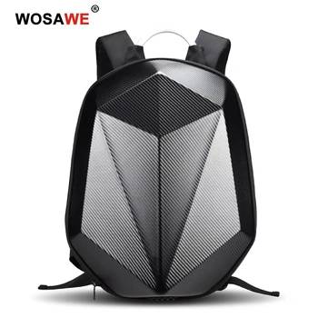 

GHOST RACING 50L Motorcycle Backpack Waterproof Helmet Bag Carbon Fiber Motocross Trunk Oxford Motorbike Backpack Large Capacity