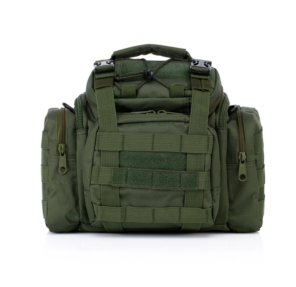 Green Outdoor Men Army Camping Hiking Hunting Bag Magazine-Pouch Fishing Bag Tactical Pockets Portable Fishing Waist Bag Camera Bag - Цвет: Green