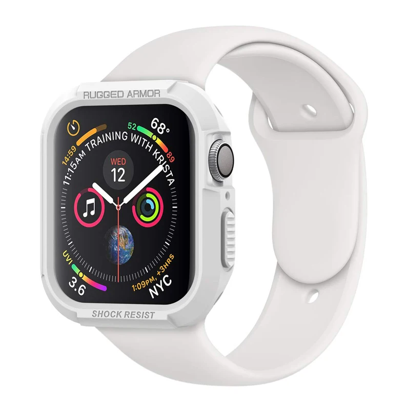 Funda de reloj para apple watch, 44mm, 40mm, 42mm, funda protectora resistente para iwatch 6/5/SE/4/3/2, Protector suave a prueba de golpes