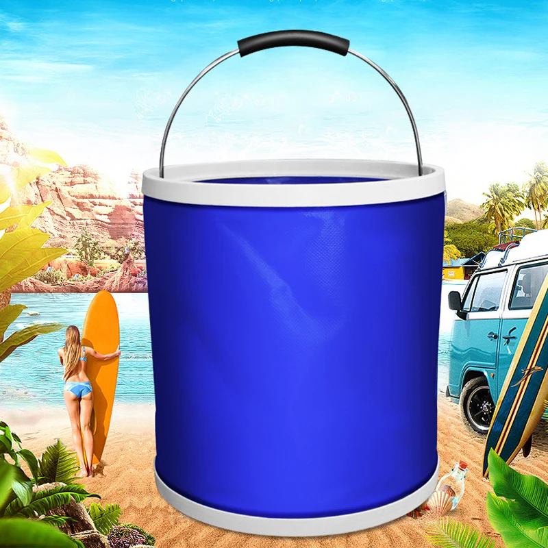 

Foldable car wash fishing bathroom kitchen bucket 13L for Opel Astra VAUXHALL MOKKA Zafira Insignia Vectra Antara