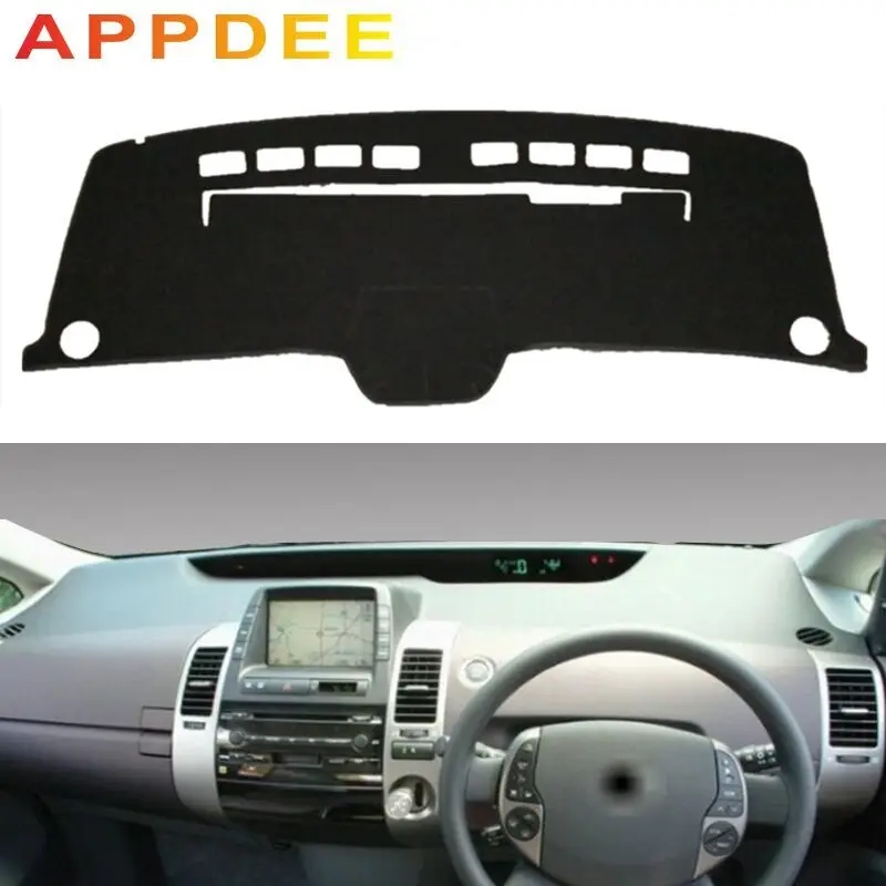 AIJS car dashboard cover for Toyota Prius 2004-2009 right hand drive Dust Protective Auto mat Rug |