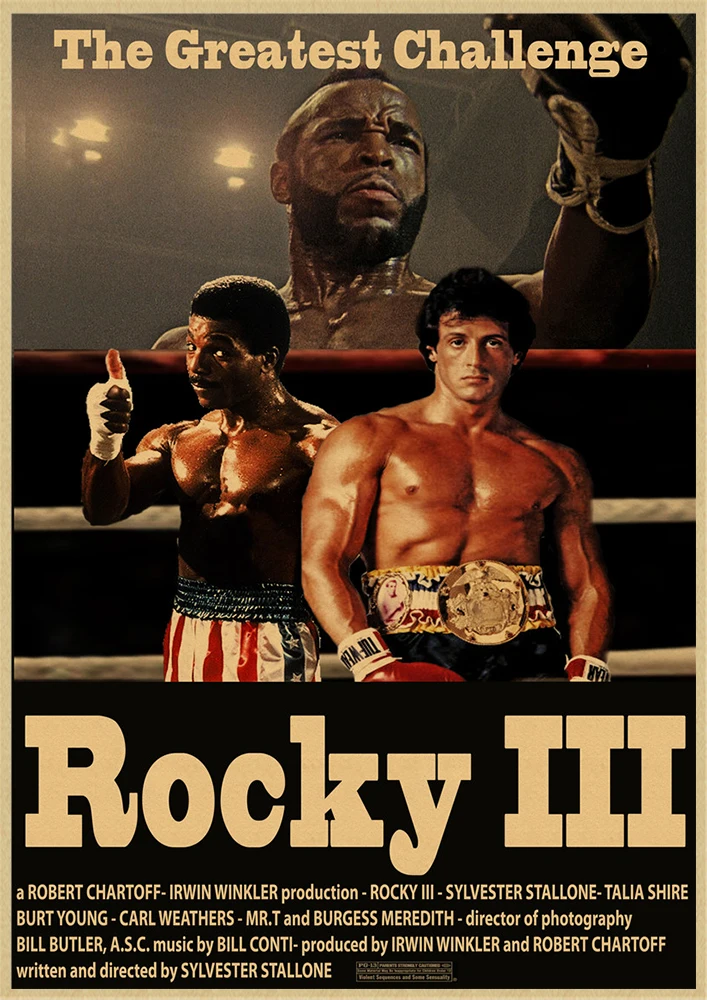 Rocky Movie Kraft  Posters Prints Wall art Decorative Picture Painting For Living Room Home Decor