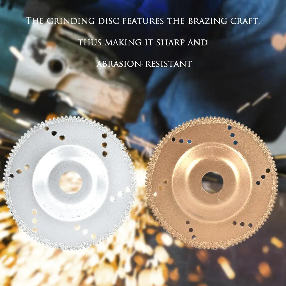 100mm Diamond Coated Grinding Disc Polishing Cutting Disc Marble Tile Grinding Tool Accessories